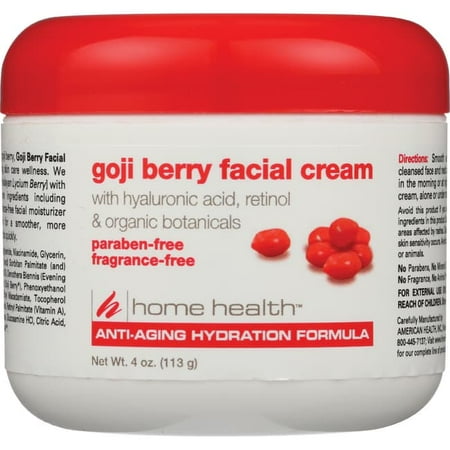 HOME HEALTH, FACIAL CREAM,GOJI BERRY 4 OZ EA 1