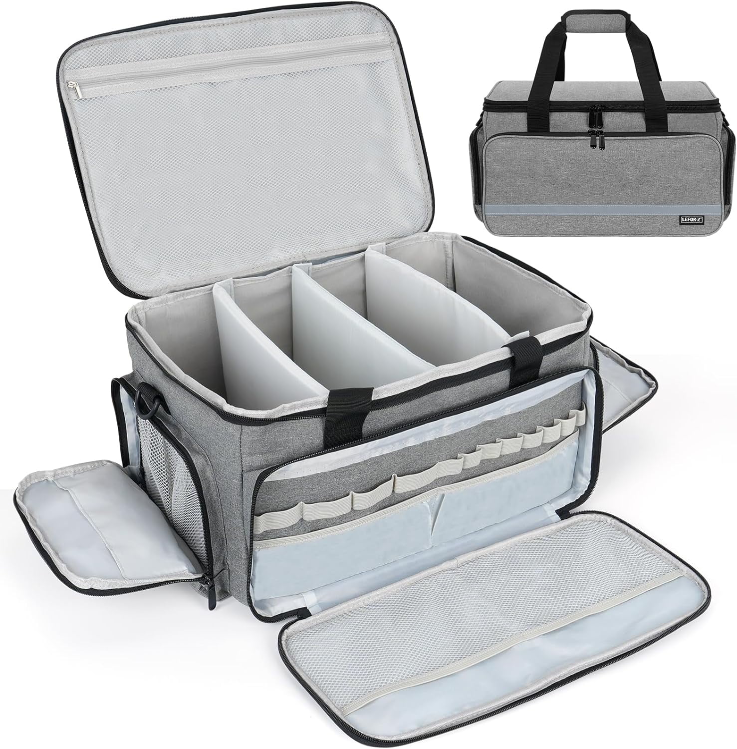 Home Health Nurse Bag Medical Supplies Organizer for Professionals First Aid Storage Bag with Detachable Divider Ideal for Nursing Students