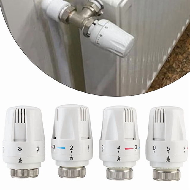 Home Heating 4-Pack Thermostatic Radiator Valves, Adjustable ...