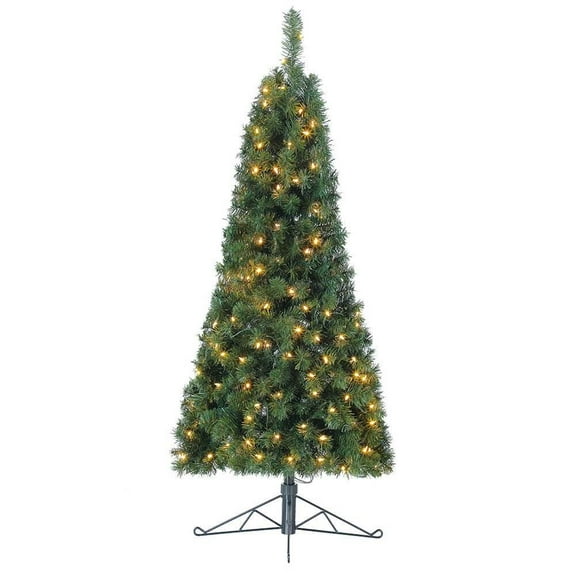 Open Box Home Heritage 5-Foot Pre-Lit Tree w/ White LED Lights (2 Pack)