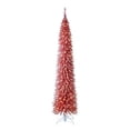 thumbnail image 1 of Home Heritage 7' 150 LED Pre-Lit Artificial Christmas Tinsel Tree, Pink, 1 of 10