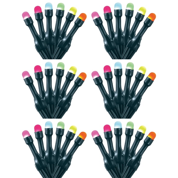 Home Heritage Luminations Christmas Holiday Party Lights, Twinkly App Control, 33' Wrapped Dome, 100 RGB LEDs (6 Pack)