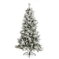 thumbnail image 1 of Home Heritage Snowdrift 6.5' PreLit Artificial Christmas Tree, Green, 1 of 9