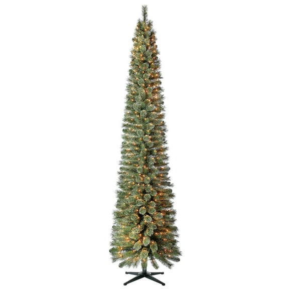Home Heritage Stanley 9' Pine Artificial Christmas Tree, PreLit 500 Clear Lights