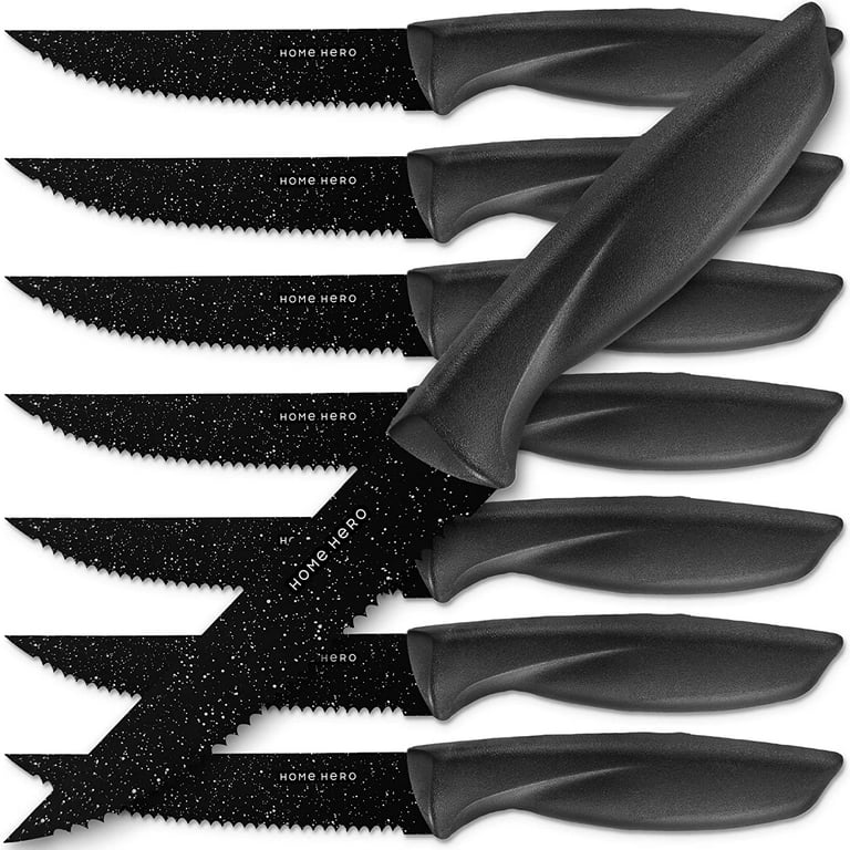 Home Hero 20 Pcs Kitchen Knife Set, Chef Knife Set & Steak Knives -  Professional Design Collection - Razor-Sharp High Carbon Stainless Steel  Knives with Ergonomic Handles (20 Pcs - Marble) - Yahoo Shopping