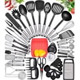 thumbnail image 1 of Home Hero - Kitchen Utensils - Cooking Utensils Set - Nylon Kitchen Tool Set - 44 Pcs, Black, 1 of 8
