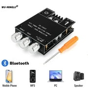 Home HiFi Stereo Amplifier, Portable Dual Channel Surround Sound HiFi Stereo Audio Receiver, Mini Digital HiFi Bass Audio Subwoofer Amp, Stereo AMP Speaker for Home, Car
