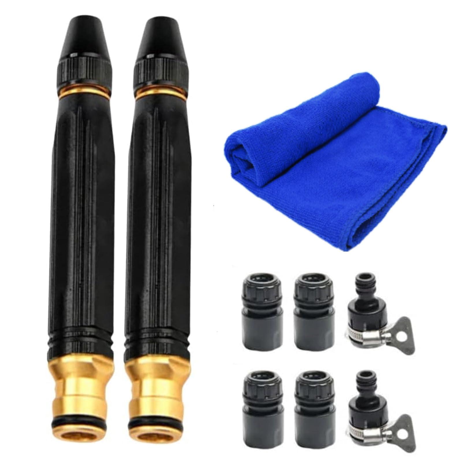 Home High-Pressure Car Wash Water Gun,Adjustable Spray Patterns for Car Driveway Patio Yard Watering and Washing