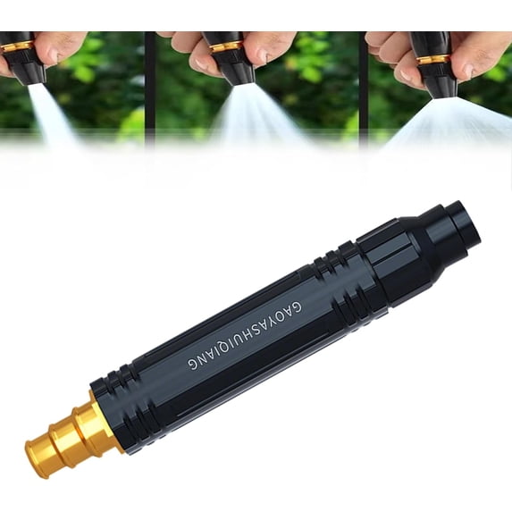 Home High-Pressure Car Wash Water Gun With Booster Nozzle, Black High Pressure Washer, Multi Function Lawn & Garden Watering Sprayer for Car Wash, Patio, Lawn Cleaning (#2)