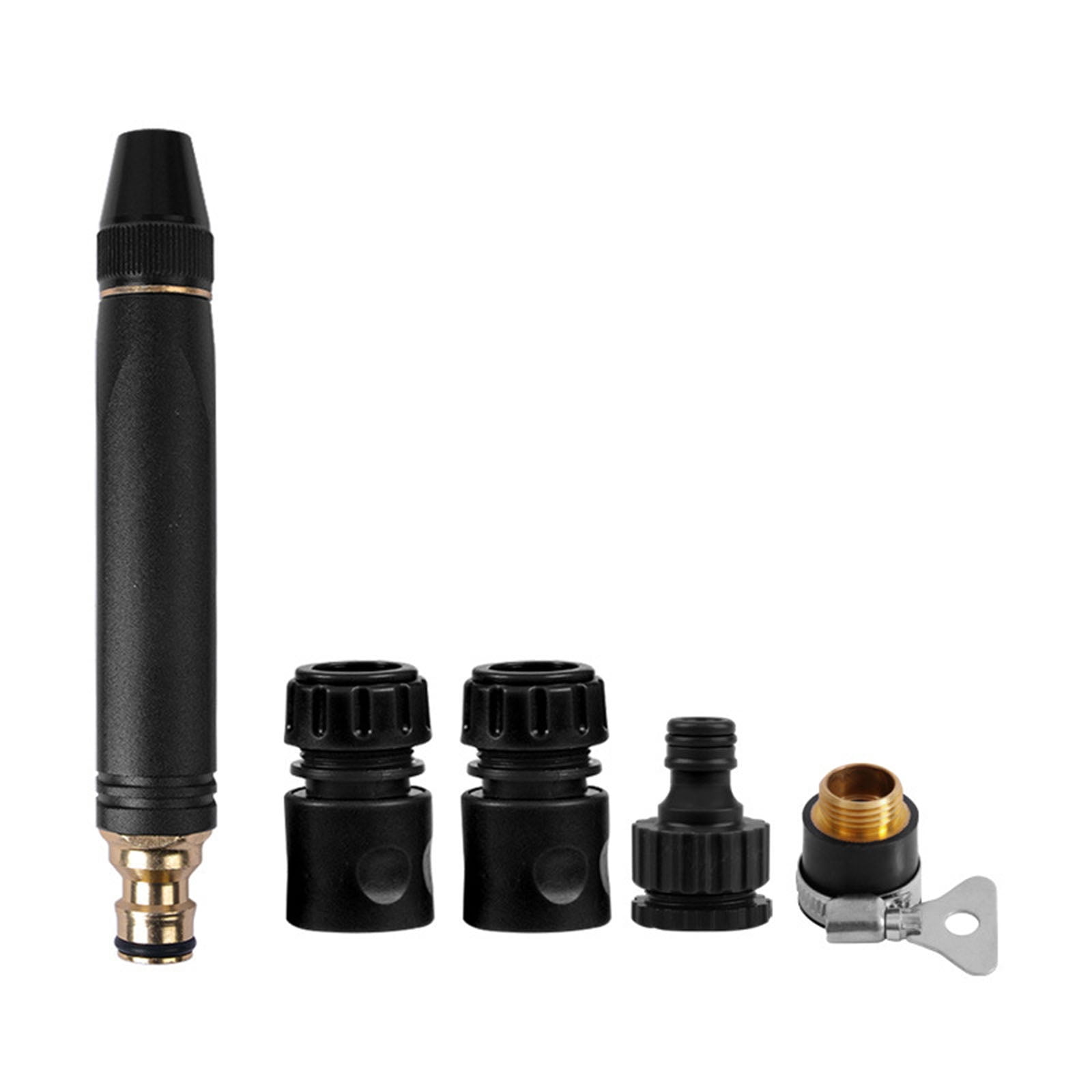 Home High-Pressure Car Wash Water Gun with Booster Nozzle and Hose, Powerful High Pressure Water Gun Gaoyashuiqiang Nozzle, Garden Hose Pressures Booster