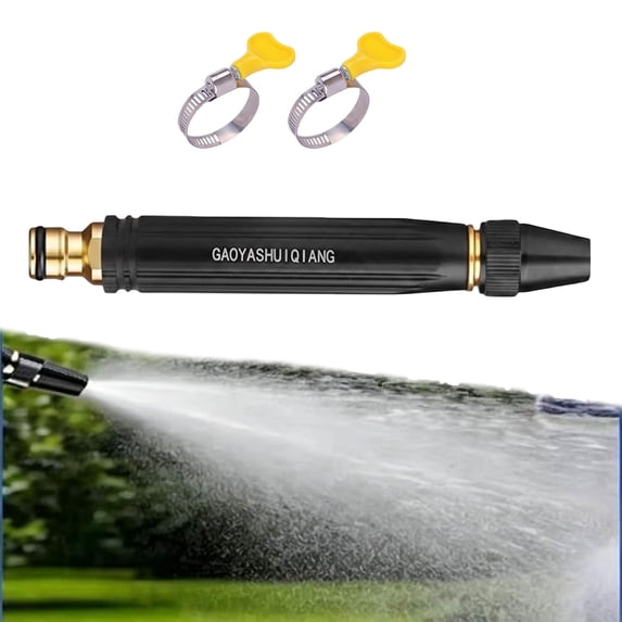 Home High-Pressure Car Wash Water Gun with Booster Nozzle, Powerful High-Pressure Water Gun for Car Cleaning for Watering Plants and Vegetables, And Car Washing