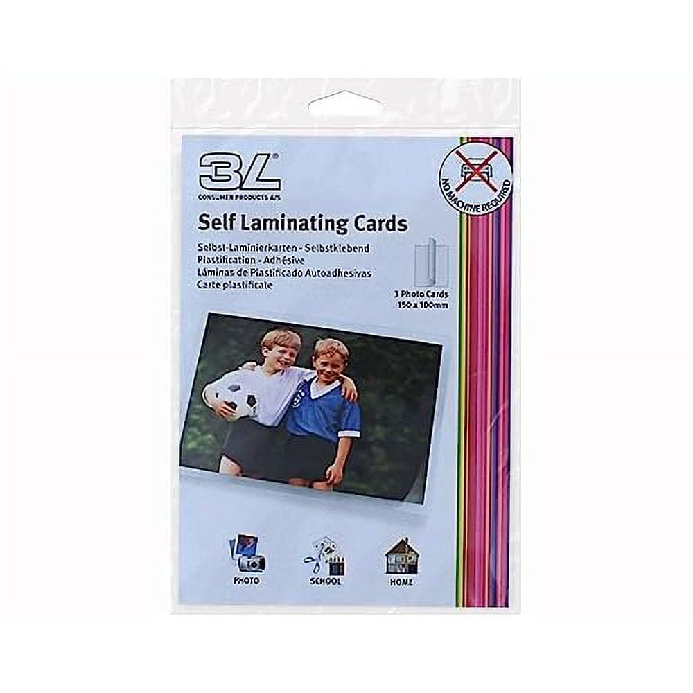 Home & Hobby 3L Self HomeHobby by 3LSelf Laminating Pouches, 150 x 100