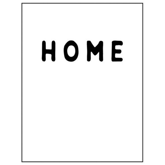 Home: Home Black and white Decorative Book - Perfect for Coffee Tables, End Tables, Bookshelves, Interior Design & Home Staging Add Bookish Style to Your Home- Home (Paperback)