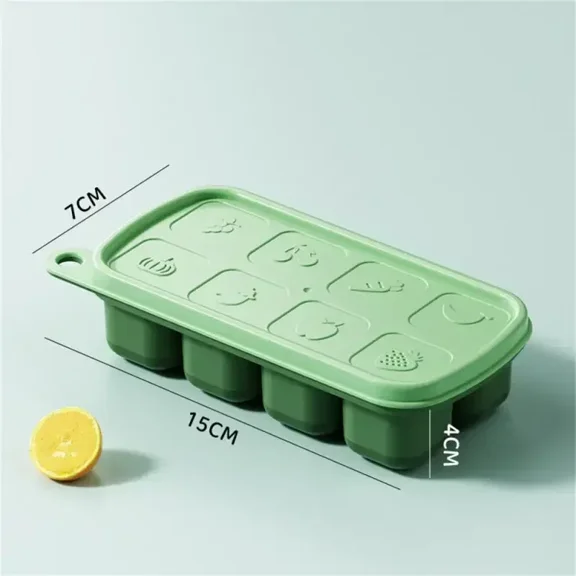 Home Household Use Ice Mould Baby Mold Silicone Molds Refrigeration Freezing Homemade Ice Cubes Food Grade Kitchen Tools Gadgets