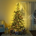thumbnail image 1 of Home Imports Emporium Lujan Prelit Aritificial Christmas Tree, Realistic Nordic Christmas Tree with Lights by Naomi Home Green,7.5ft, 1 of 8