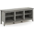 thumbnail image 1 of Home Imports Emporium TV Stand Shelves Modern Gray TV Stand, 1 of 5