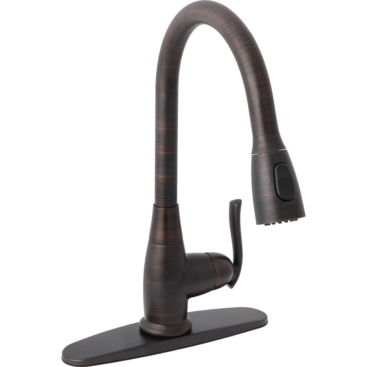 Oil Rubbed Bronze Single Handle Pull-Down Kitchen Faucet