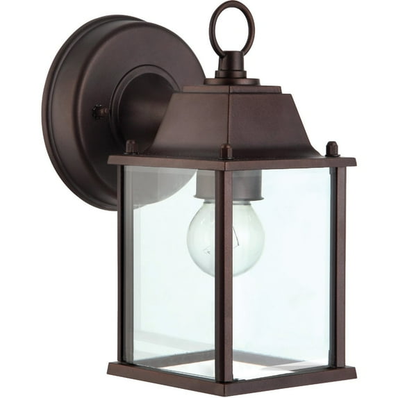 Canarm Outdoor Wall Lantern Light Fixture, Oil-Rubbed Bronze - 100W Incandescent