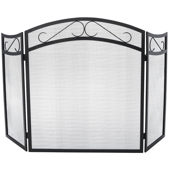 Do it Best Tools Home Impressions 3-Panel Fireplace Screen  Residential Use, Standard Application