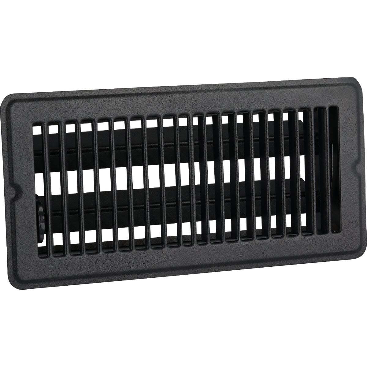 Home Impressions 4 In. x 10 In. Matte Black Steel Floor Register ...