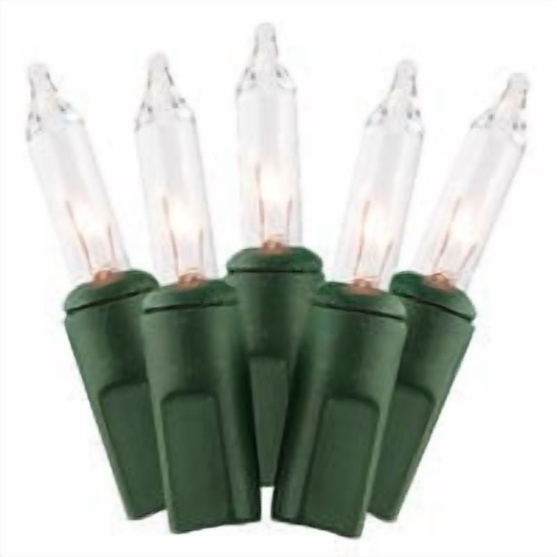 J Hofert Clear Mini Incandescent String Light Set - Heavy-Duty, 150 ...