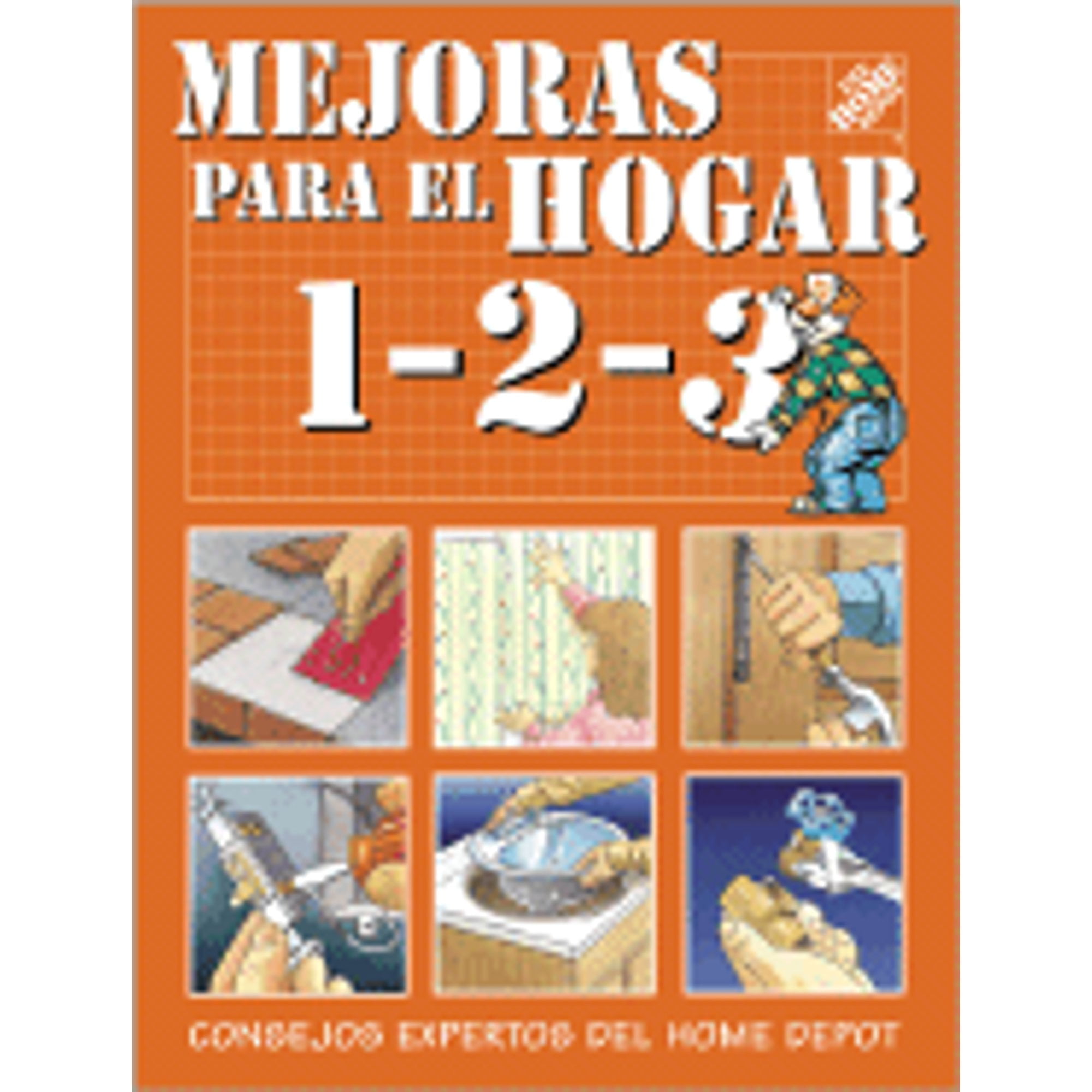 Pre-Owned Mejoras para el hogar 1-2-3: consejos expertos del Home Depot, 9780696208836, 0696208830, Hardcover,