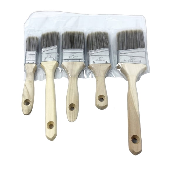 Home Improvement Wall Paint Brush Soft Bristles Wood Handle Oil Painting Brush