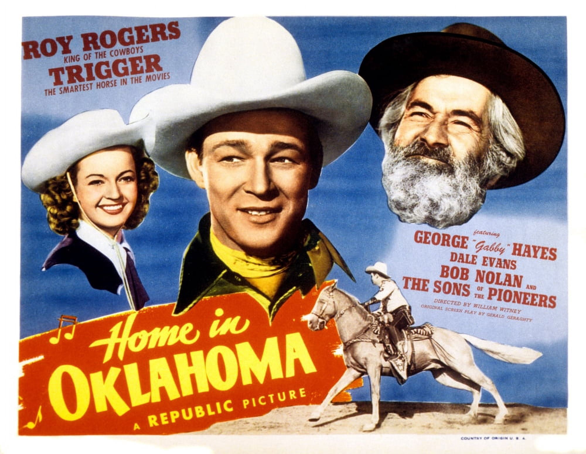 Home In Oklahoma Canvas Art - (28 x 22)