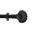 thumbnail image 1 of Home Indoor Clam Curtain Rod 66-120 inch - Black, 1 of 3