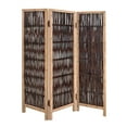 thumbnail image 1 of Home Indoor Contemporary 3 Panel Kirkwood Screen Room Divider, 1 of 5