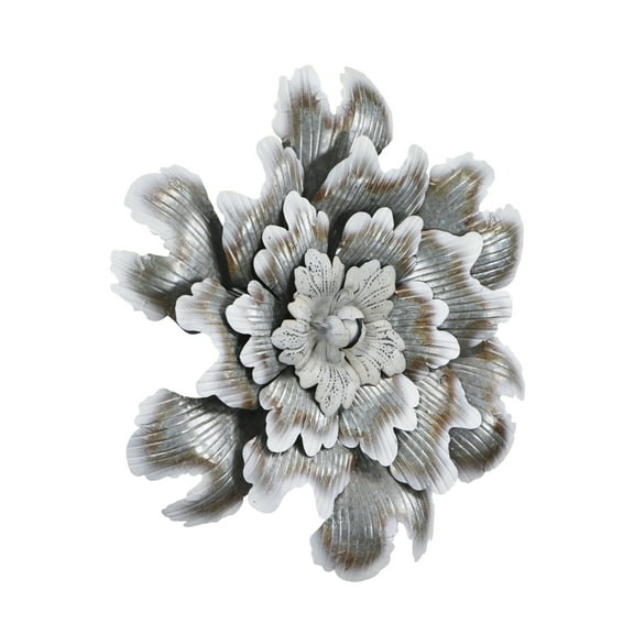 Home Indoor Decorative Galvanized Metal Flower Wall Decor