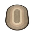thumbnail image 1 of Home Indoor Decorative Jute C-017 Chocolate, Natural Braided Rug, Oval 5' x 8', 1 of 2