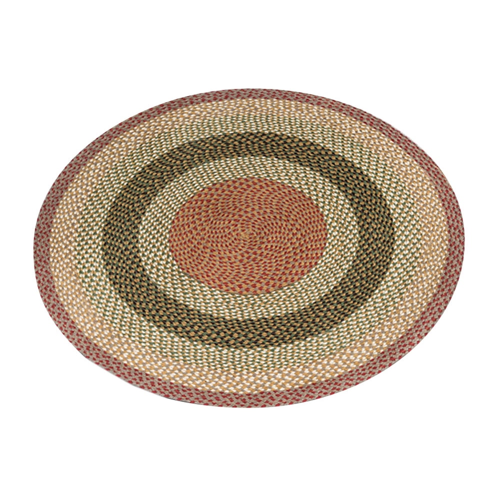 Handmade Braided Round Gray 4' Jute Area Rug