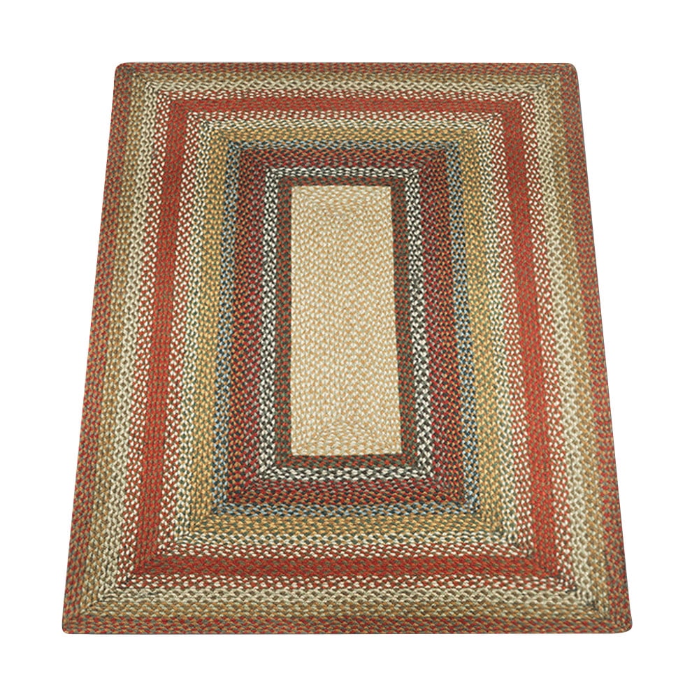 Home Indoor Decorative Jute C-300 Honey, Vanilla, Ginger Braided Rug ...