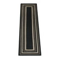 thumbnail image 1 of Home Indoor Decorative Jute C-313 Mocha, Frappuccino Braided Rug , Rectangle 2'x8', 1 of 2