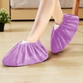 Home Indoor Flannel Warm Shoe Cover Washable And Reusable Thickened