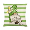 thumbnail image 1 of Home Indoor Outdoor Holiday Decorations St Patricks Day Decor-Throw Pillow Covers,Linen Pillow Case with Green Hat Irish for Large Couch Sofa Pillow Covers, 1 of 6