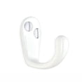 thumbnail image 1 of Home Indoor Single Coat Hook 1 1 By 2" White, 1 of 1