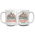 thumbnail image 1 of Home Inspector Mug – 11oz 15oz Personalized Ceramic Coffee Cup – Unique Gift Idea for Inspectors – Nature Theme with Option to Customize Name, 1 of 6