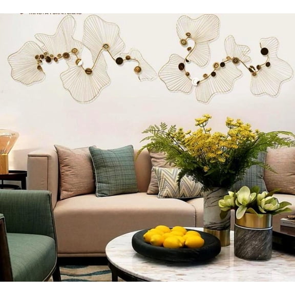 Home Interior Decorative Metal Art Luxury Design Modern Style Crafts Wall Decor