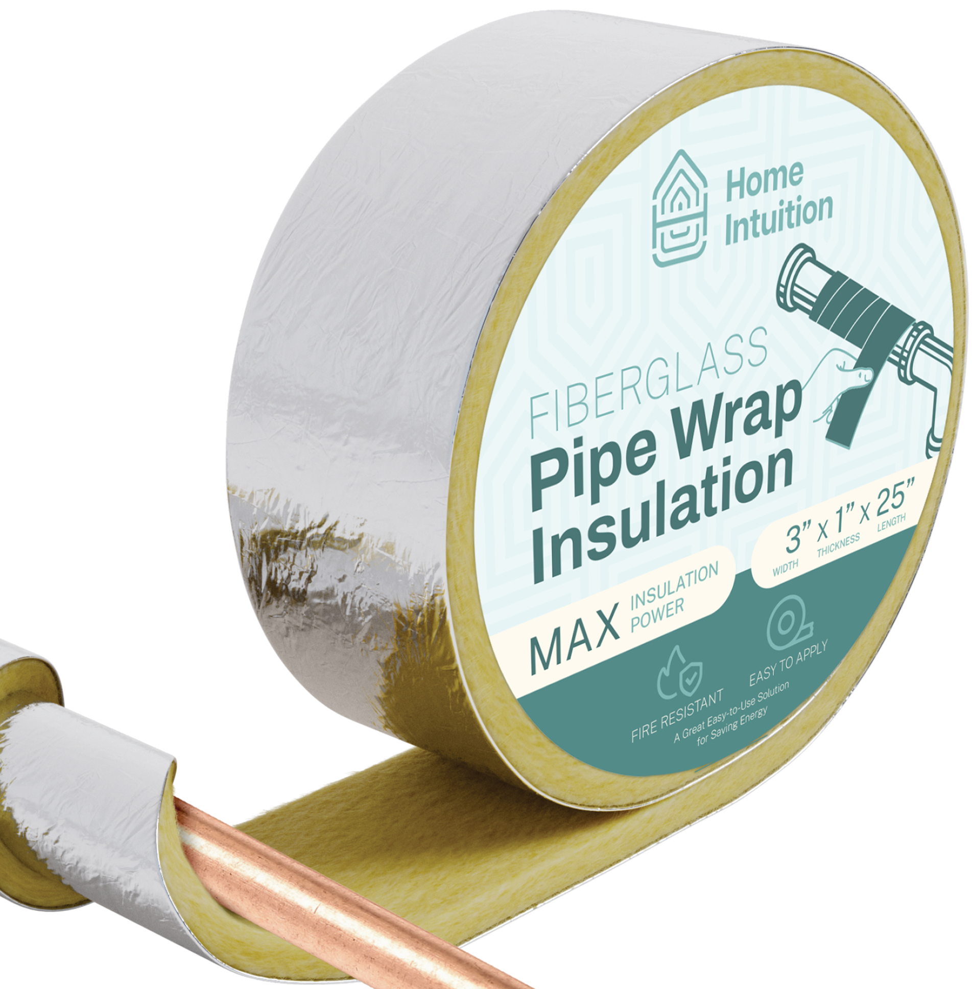 Thermwell Poly Foam Pipe Insulation, 7/8 In. Id X 3/8 In. Wall X 3/4 In. Pipe Thickness, Pack Of