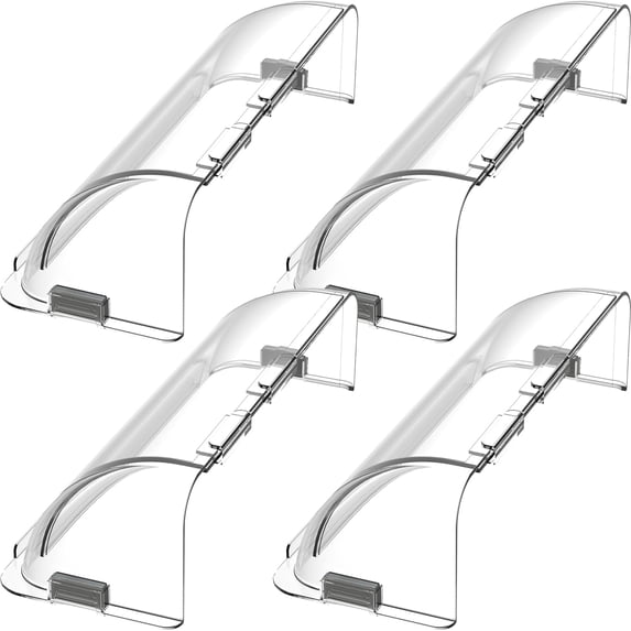 Home Intuition Air Vent Deflector Adjustable Magnetic for Sidewall and Ceiling Registers and Vents, 4 Pack