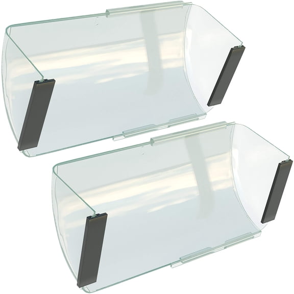 Home Intuition Adjustable Magnetic Heat and Air Deflector for Vents, Sidewall, and Ceiling Registers, 2 Pack