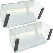 Home Intuition Adjustable Magnetic Heat and Air Deflector for Vents, Sidewall, and Ceiling Registers, 2 Pack