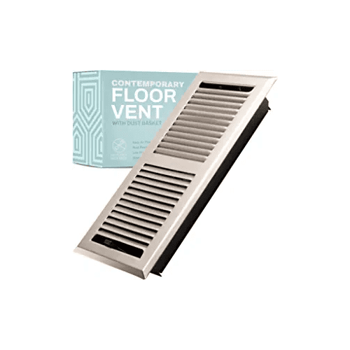 Baquler 24 Pcs 4 x 10 Floor Vent Covers with Cover Trap Set Including 12 Pcs