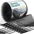 thumbnail image 1 of Home Intuition Gutter Guard Plastic Mesh Guards 6" Wide 20' Long (Single), 1 of 5