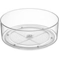 thumbnail image 1 of Home Intuition Round Plastic Lazy Susan Turntable Food Storage Container for Kitchen (9" Round, 1 Pack), 1 of 7