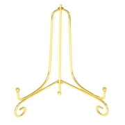 Home Iron Display Easel Dish Pho Frames Card 4-12'' , Home Decorative , Gold, 6inch