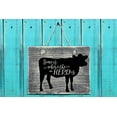 thumbnail image 1 of Home Is Where Herd Is Vinyl Decals Wall Art Stickers Farm Quotes 15x12-Inch Black, 1 of 6