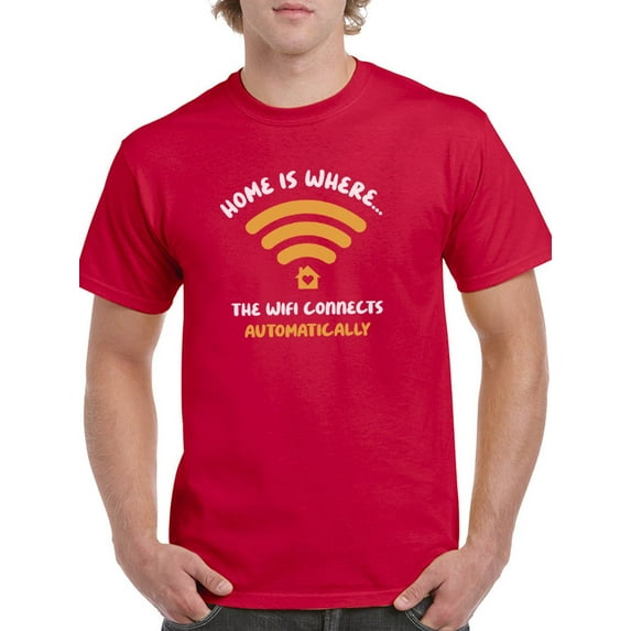 Home Is Where... T-Shirt Men -GoatDeals Designs, Male Small